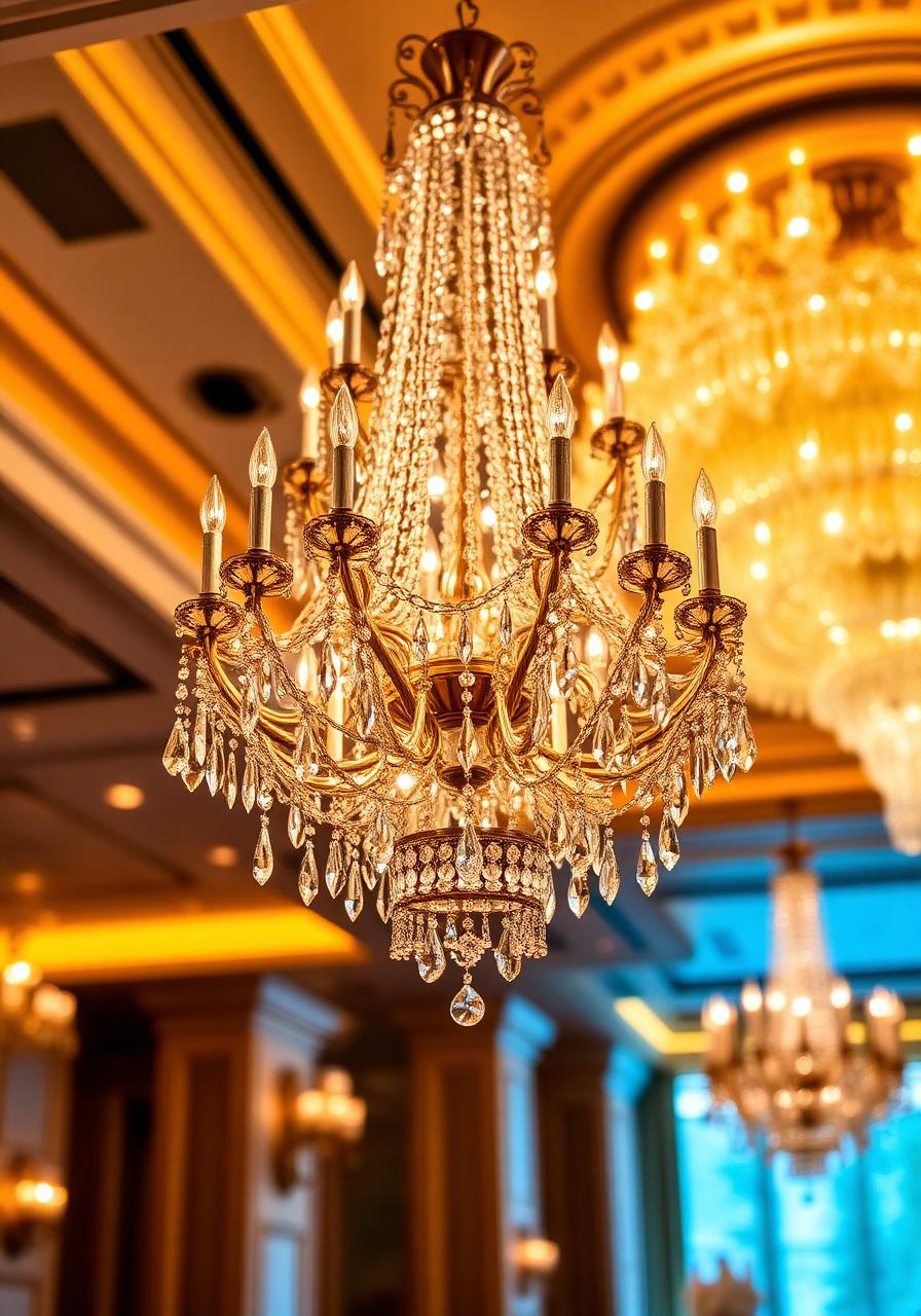 Crystal chandelier